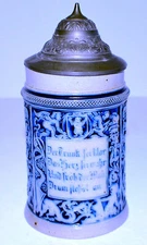 "Antique German Stein By Simon Peter Gerz # 269