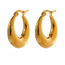 Argollas Set en Oro 14K Joyería Fina de Moda Regalos Para Mujer Madres Novia