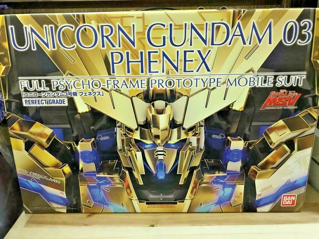 Bandai PG 1/60 RX-0 Unicorn Gundam 03 Phenex Plastic Model