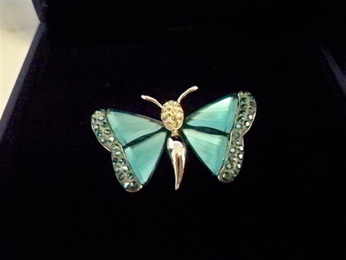 SWAROVSKI ALUA BUTTERFLY BROOCH 928355 | eBay
