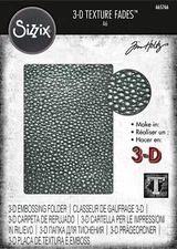Sizzix Cracked Leather 3D Embossing folder #665766 Retail $11.99 by Tim Holtz