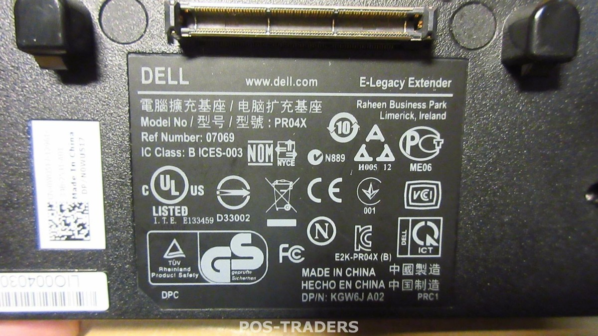 PC周辺機器 Dell E-Series Legacy Extender Docking Station PR04X by Dell wgteh8f Dell WU517 E-Legacy Extender PR04X Port Replicator Docking