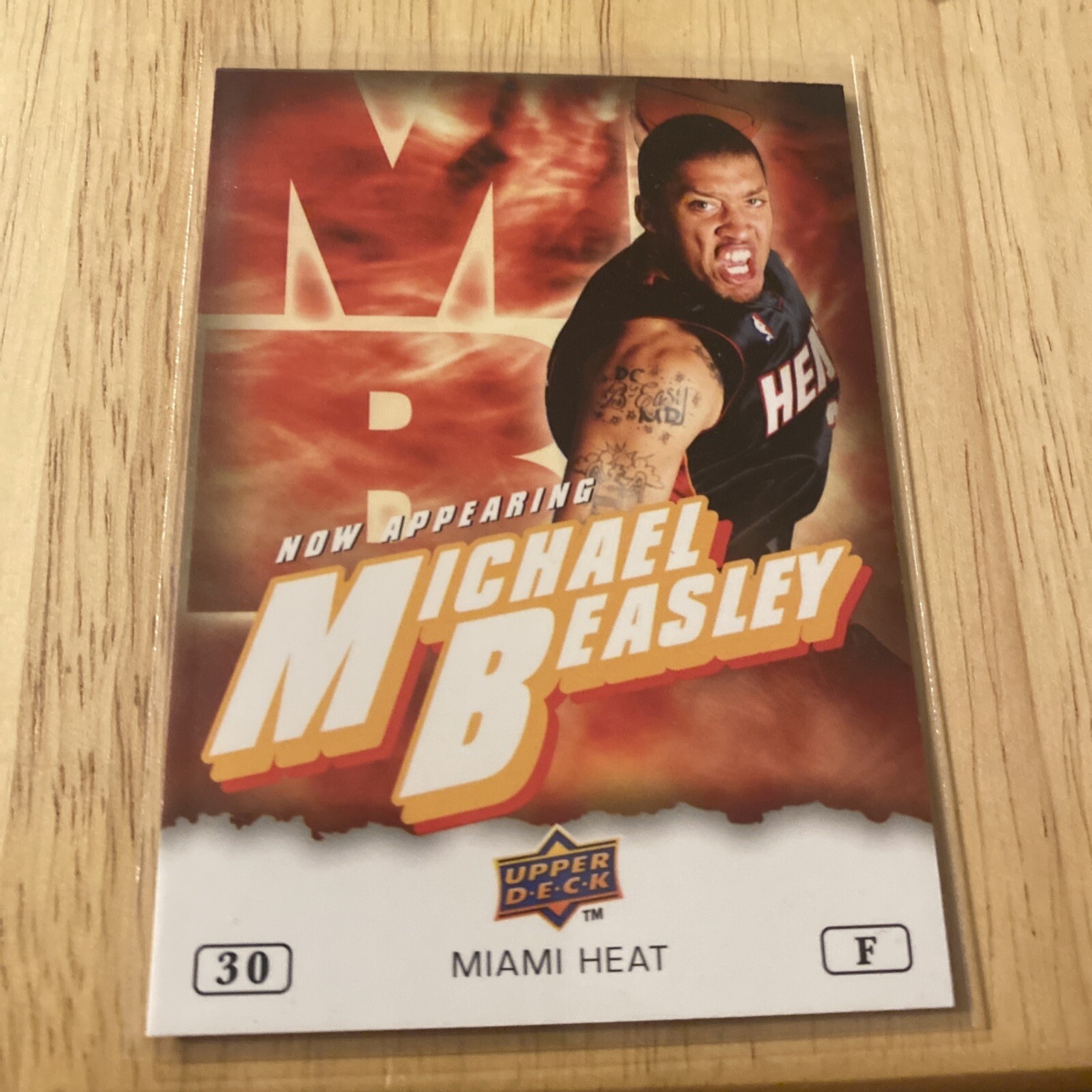 2009-10 Upper Deck Now Appearing #NA-2 Michael Beasley Miami Heat