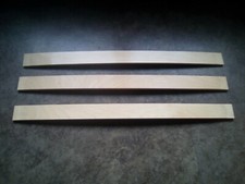 Lot de 3 lattes pour sommier de lit  - 66 x 5,3 x 0,8 cm