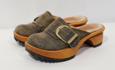 platform clogs and mules