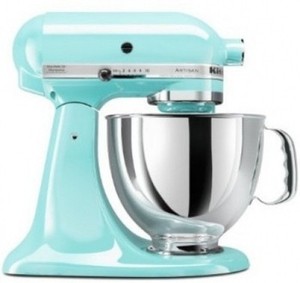 KitchenAid Tilt Back Head Stand Mixer 325 Watt 5 Quart Ice Rk150ic Ice Blue