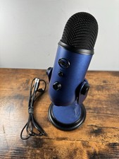 Blue Yeti USB Microphone Midnight Blue Podcast Streaming Mic w/ Stand