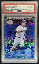 2011 Topps Update Derek Jeter Hope Diamond Anniversary #/60 Yankees PSA 6