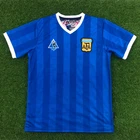 Argentina, Retro Soccer Jersey, 1986, Maradona #10 (Visita) (Tallaje Grande)