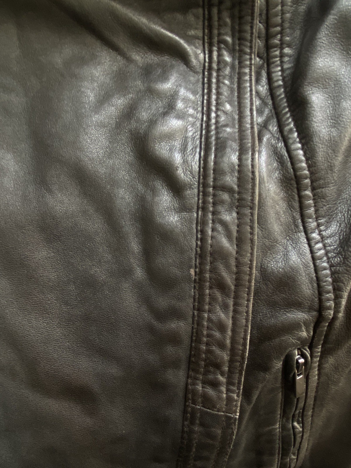 LAMARQUE Collection Collared, Asymmetrical zipper… - image 5