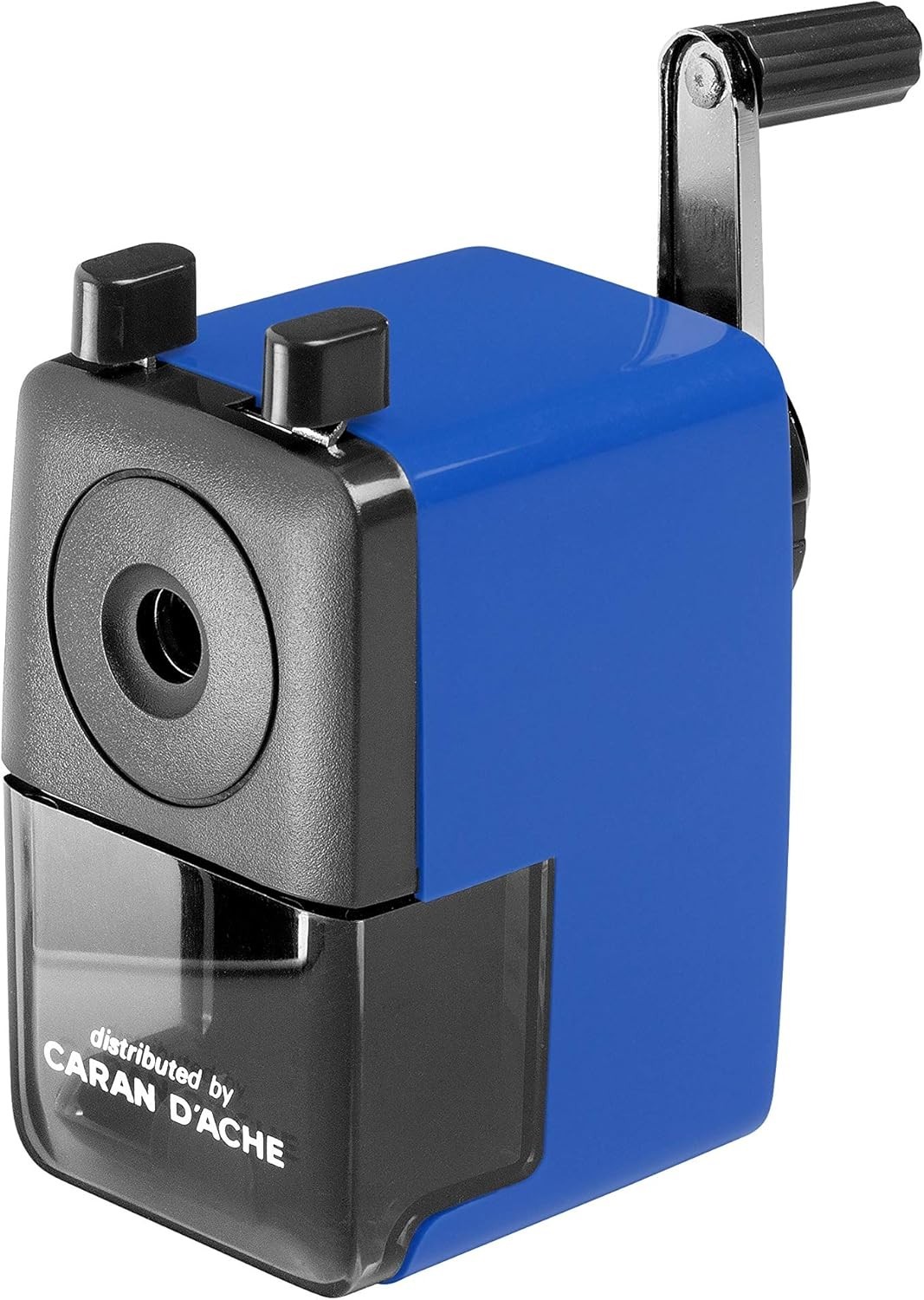 Caran d'Ache Desktop Pencil Sharpener Crank Artist Sharpening Machine Blue