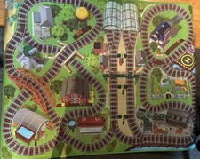 2015 Thomas the Train Mega Play mat railroad train tracks design 47" x 62" Rug