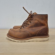 Red Wing 1907 Classic Heritage Moc Toe Brown Leather USA Boots Shoes Uk 7 US 8