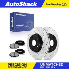 Front Drilled Slotted Brake Rotors Ceramic Pads for Toyota Corolla Matrix