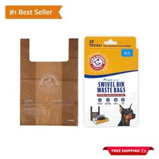 Fresh Scented Heavy-Duty Dog Waste Bags   20 Count for Odor-Free Yard Cleanups