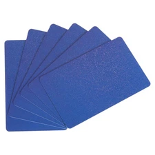30 Mil Graphic Quality Navy Blue Blank PVC Card for ID Badge Printer, 40 Pack