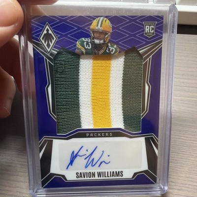 2025 Panini Phoenix Savion Williams Rpa /49 Rps-sws TRI-COLOR PATCH