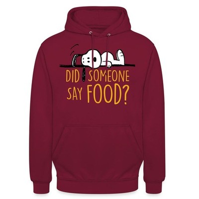 Peanuts Snoopy Ich Hab Hunger Lustiger Spruch Unisex Hoodie