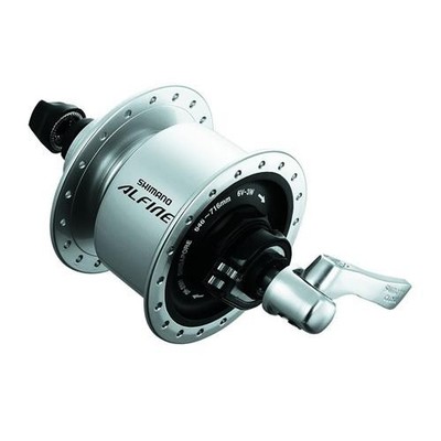 Vorderradnabe Nabendynamo Shimano Alfine DH-S501 silber 36 Loch CenterLock Disc