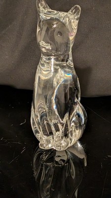 BEST OF BEST!-BACCARET CAT! BEAUTIFUL LEAD CRYSTAL, VINTAGE/ANTIQUE. GLORIOUS!