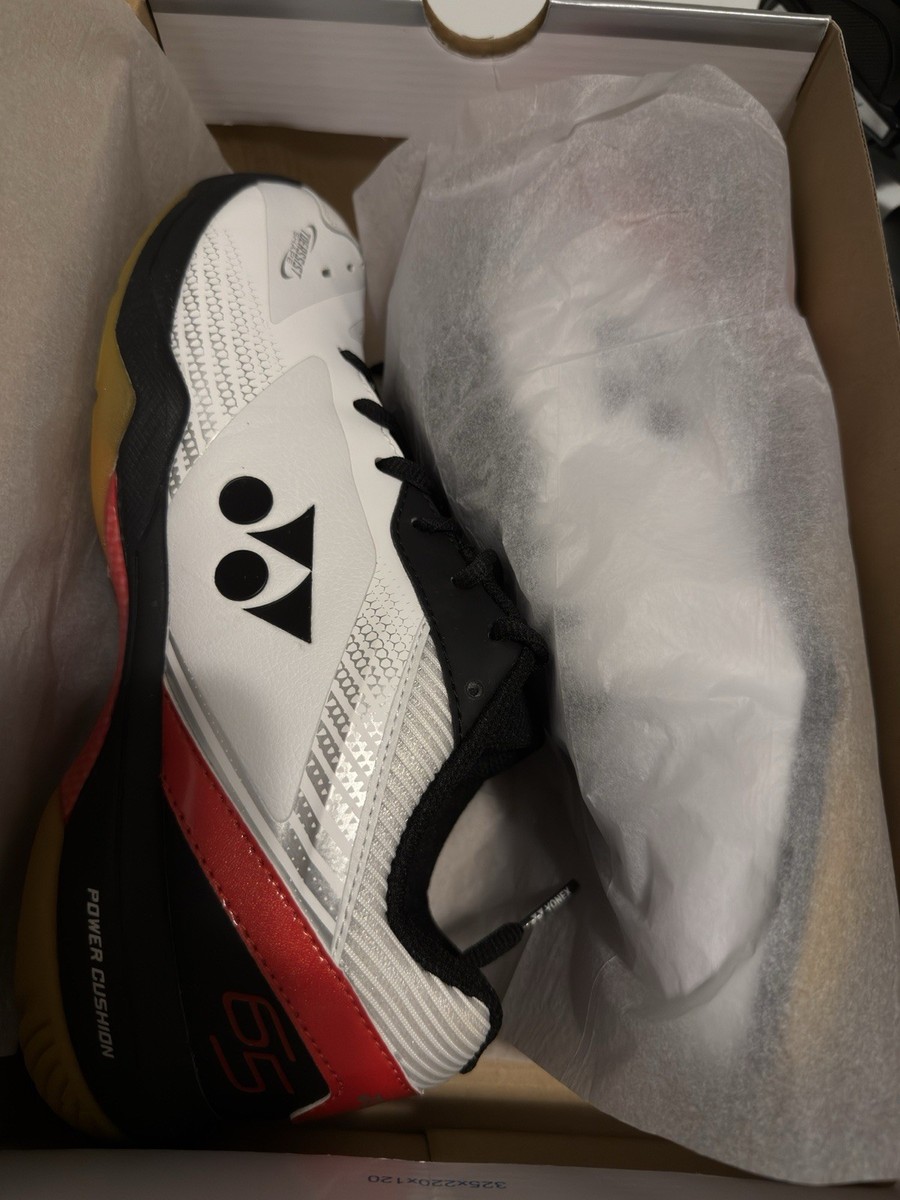 Yonex Power Cushion 65 Z3 Men's Indoor Court White/Red Size 10US