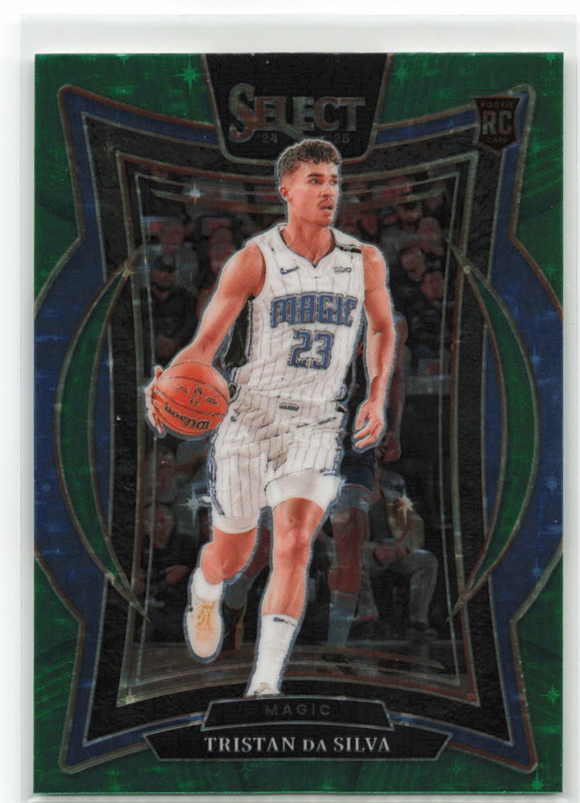 2024-25 Panini Select Green Stars Tristan da Silva #83 Orlando Magic RC
