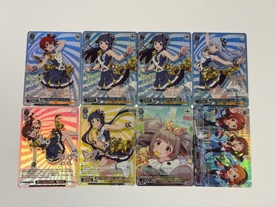Weiss Schwarz Million Live BNP 8 Sleeve Sets Used Card Game Collectible
