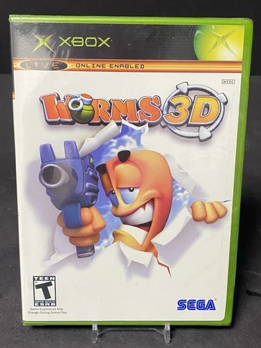 New ListingWorms 3D - Xbox Microsoft Authentic Brand New Factory Sealed