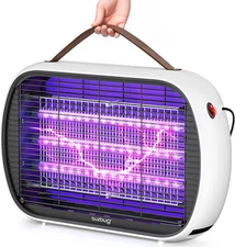 Buzbug Upgraded LED Bug Zapper Indoor, 10 Years Lifespan 3 Lamps Sustainable Les