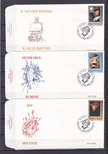 [LG79626] Belgium N°2655/2657FDC Art First Day Cover COB € 10,00 SUPERB