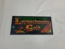 WMS Gaming Leprechaun's Gold 2003 BB Bluebird Lower Glass Marquee Replacement 