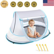 Pop-Up Baby Beach Tent with Carry Bag - Ultimate UV Protection for 1-2 Infants