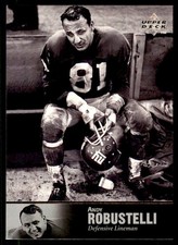 1997 Upper Deck Legends Andy Robustelli Football Cards #60