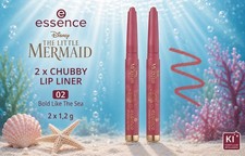 essence The Little Mermaid 2 x Chubby Lip Lin...