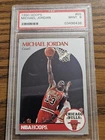 Michael Jordan 1990 Hoops  card#65  psa 9