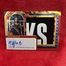 🔥🔥2025 Topps Chrome McDonald's #GP-NBR Nyla Brooks Golden Patch AUTO /25