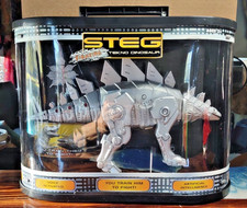 STEG Fighting Tekno Dinosaur New 90's AI Toy Voice Activated Light Retired