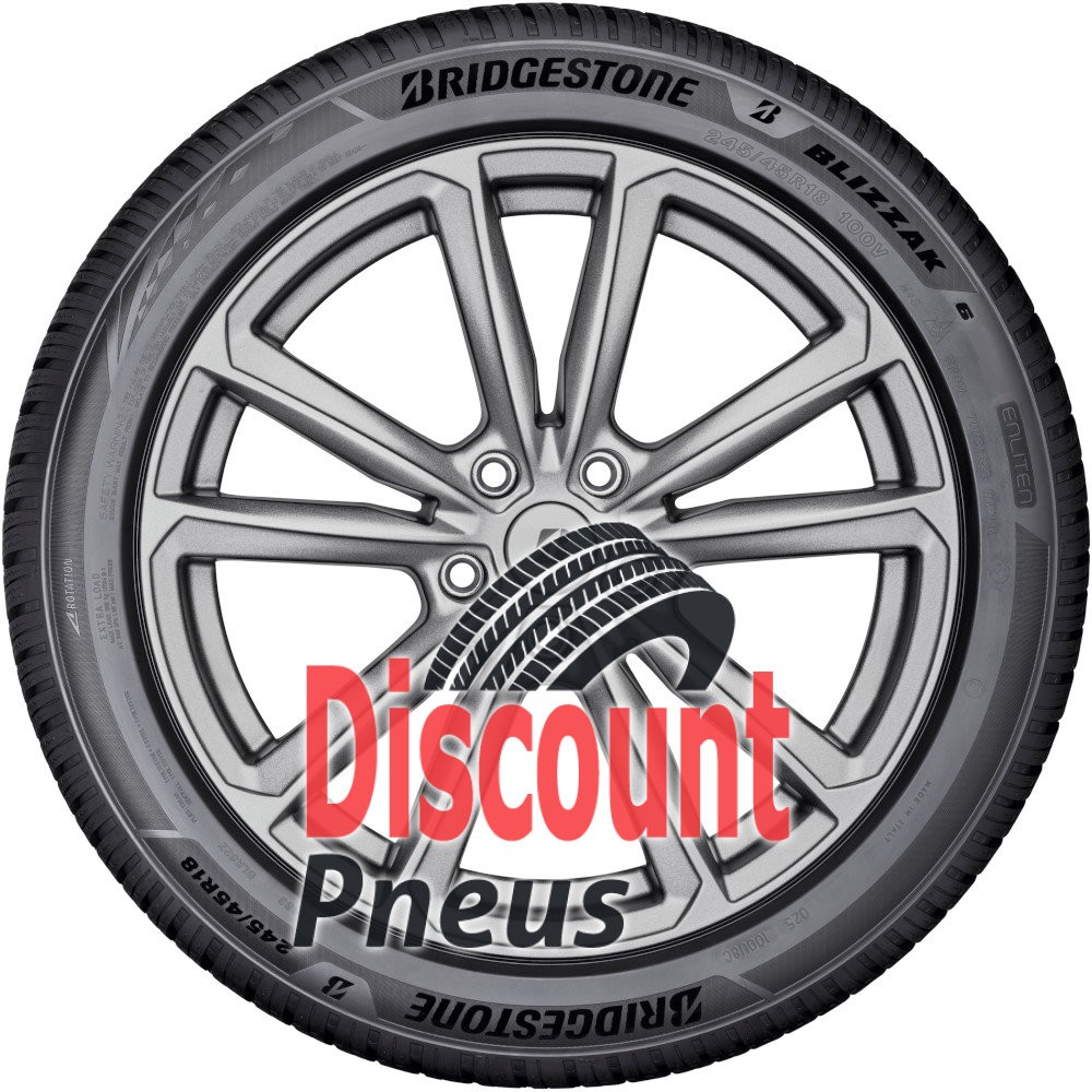 Bridgestone Blizzak 6 255/65 R19 pneu renforcé XL pour rouler en toute sécurité en montagne