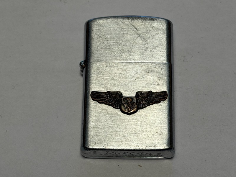 Original Vietnam War Era Vulcan Lighter with Flight Nurse Wing Attached