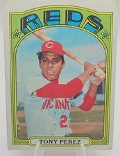 1972 Topps Tony Perez Cincinnati Reds