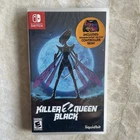 Killer Queen Black Nintendo Switch W/ Joycon Controller Skin Factory Sealed Game