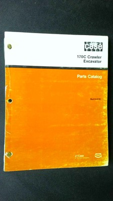 170C Crawler Excavator Parts Catalog Manual J I Case 8-4110