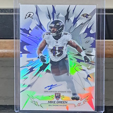2025 Topps Resurgence Rookie Mike Green Ravens #108 RC Refractor Auto