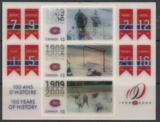 Canada 2009 Centenary of Montreal Canadiens hologram MS, MNH, SG 2635