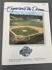 1998 College World Series CWS Baseball Official Souvenir Program.
