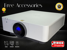 Sony VPL-FHZ85 3LCD Projector Lens Shift 7300 Lumens Infinite Black 2160p w/Kit