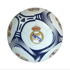 Real Madrid Soccer Ball White Blue Club Logo Fan Souvenir