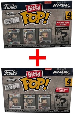 Avatar: Der Herr der Elemente - The Last Airbender Azula, Vinyl-Figuren, 2 Sets