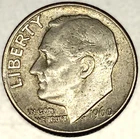 1960-D Roosevelt Dime - Circulated Condition - 90% Silver - US Coin - 3012
