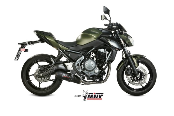 Mivv Oval Auspuff Komplettanlage Passend FüR Kawasaki Z650 2017-2023-image